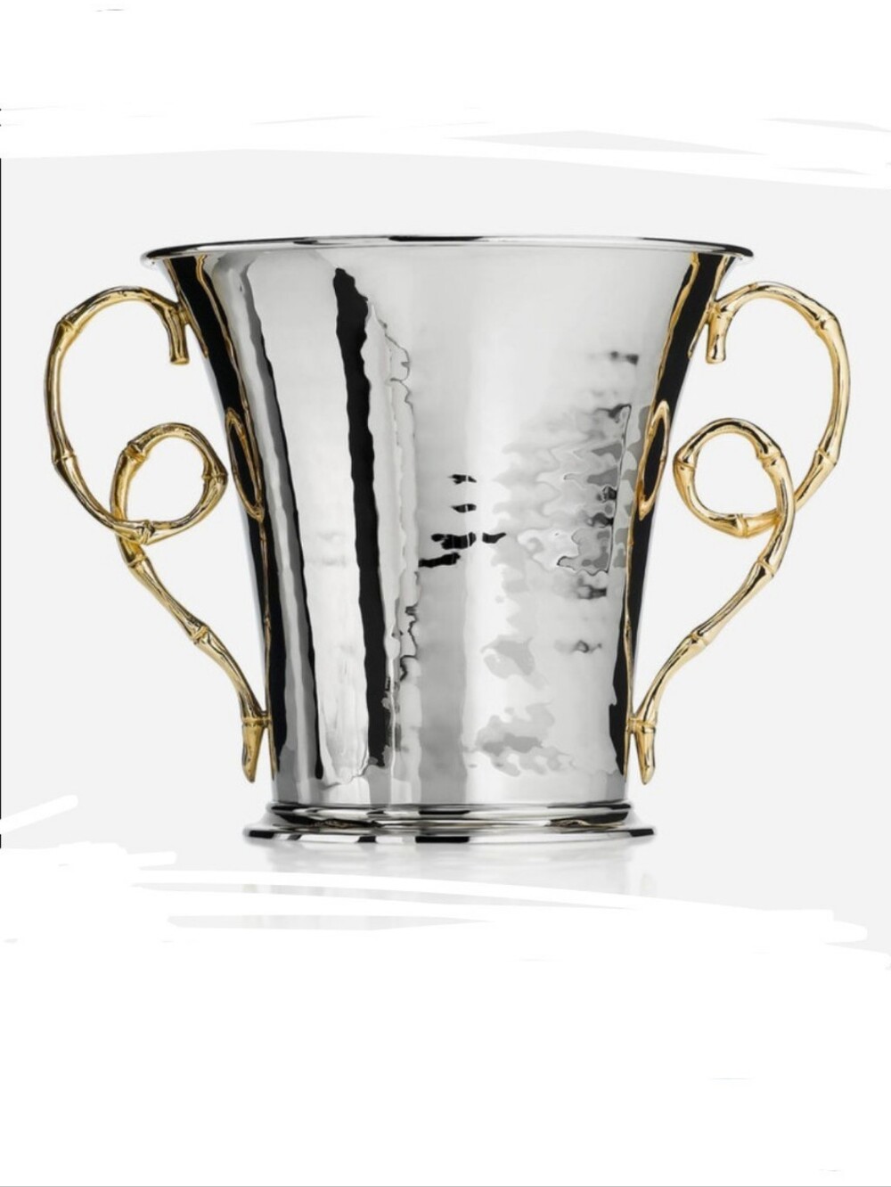 L'OBJET evoca champagne bucket wine chiller 24k gold